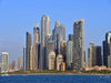Dubai, Blick von der künstlichen Insel Bluewaters Island auf die grandiose Skyline von Jumeirah Beach - CALVENDO Foto-Puzzle - calvendoverlag 29.99