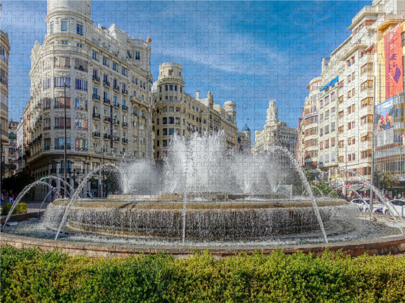 Valencia in Spanien 1000 Teile Puzzle quer - CALVENDO Foto-Puzzle'