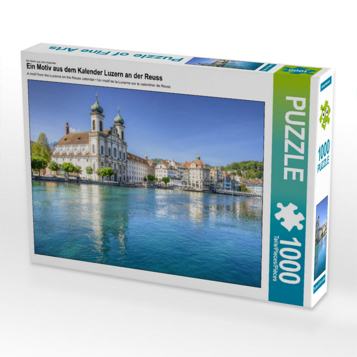Luzern an der Reuss - CALVENDO Foto-Puzzle