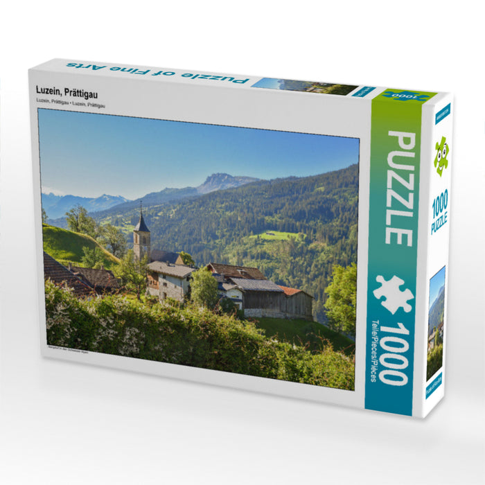 Luzein, Prättigau - CALVENDO photo puzzle 