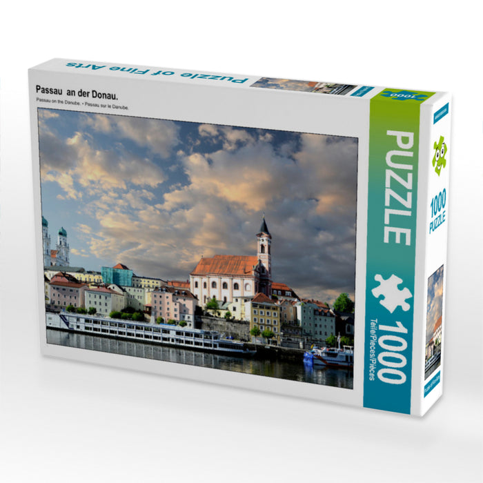 Passau  an der Donau. - CALVENDO Foto-Puzzle