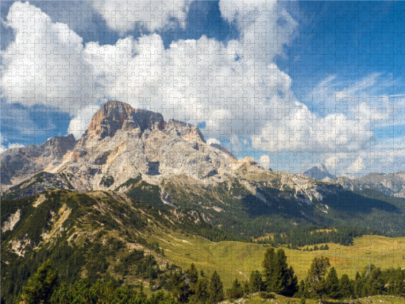 Dolomite mountain peaks - CALVENDO photo puzzle 