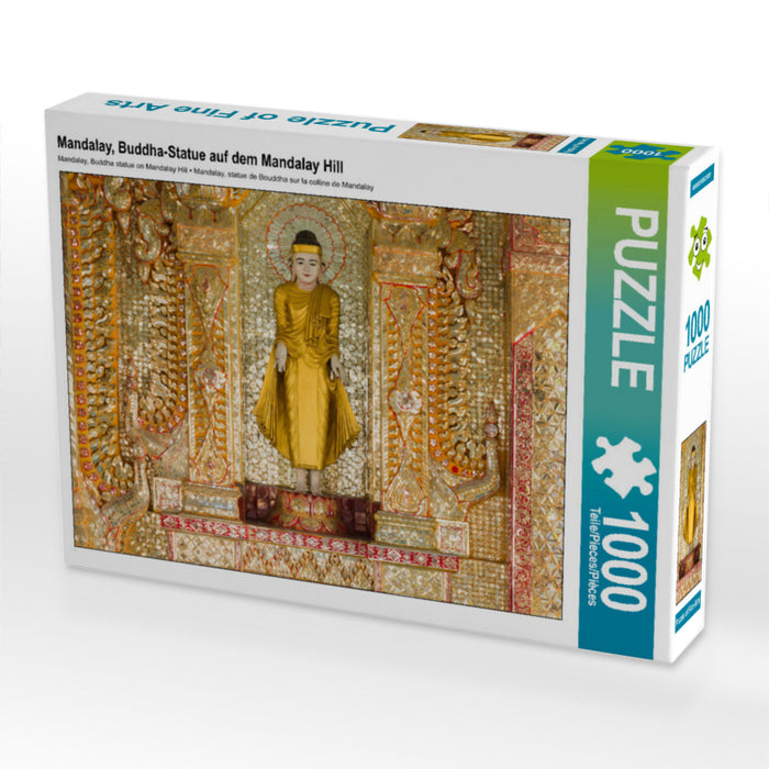 Mandalay, Buddha statue on Mandalay Hill - CALVENDO photo puzzle 
