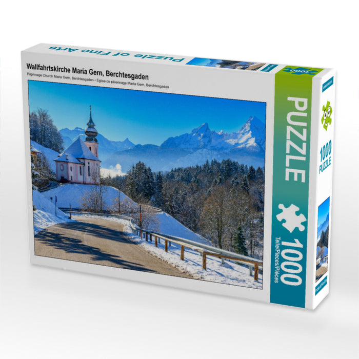 Maria Gern pilgrimage church, Berchtesgaden - CALVENDO photo puzzle 