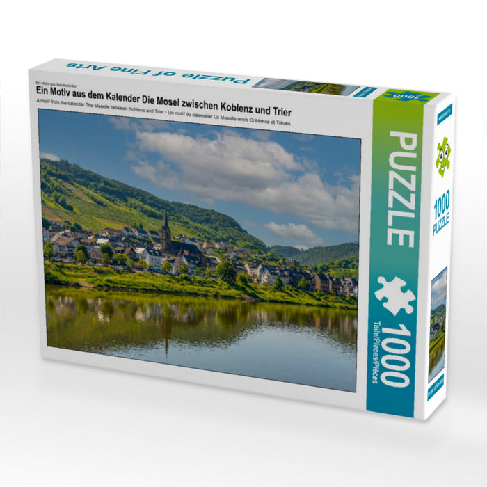 Die Mosel zwischen Koblenz und Trier - CALVENDO Foto-Puzzle