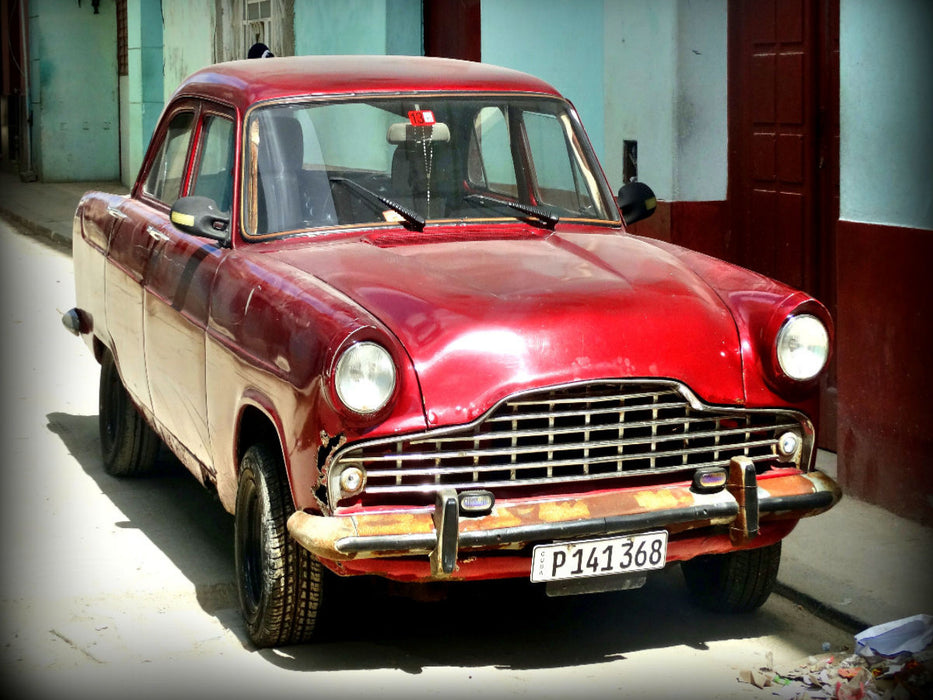 La voiture classique britannique Ford Zephyr à Cuba - Puzzle photo CALVENDO 