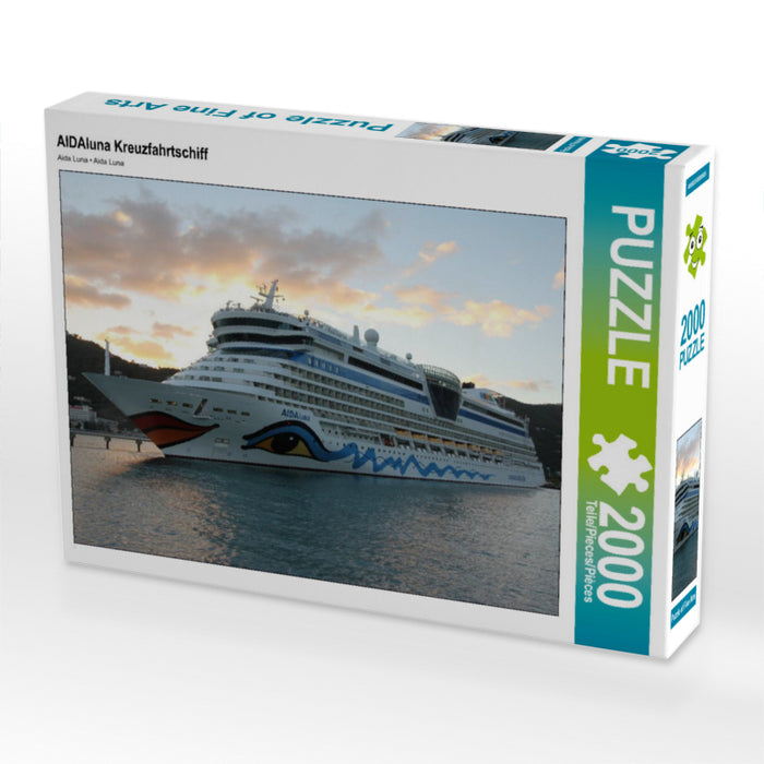 AIDAluna Kreuzfahrtschiff - CALVENDO Foto-Puzzle