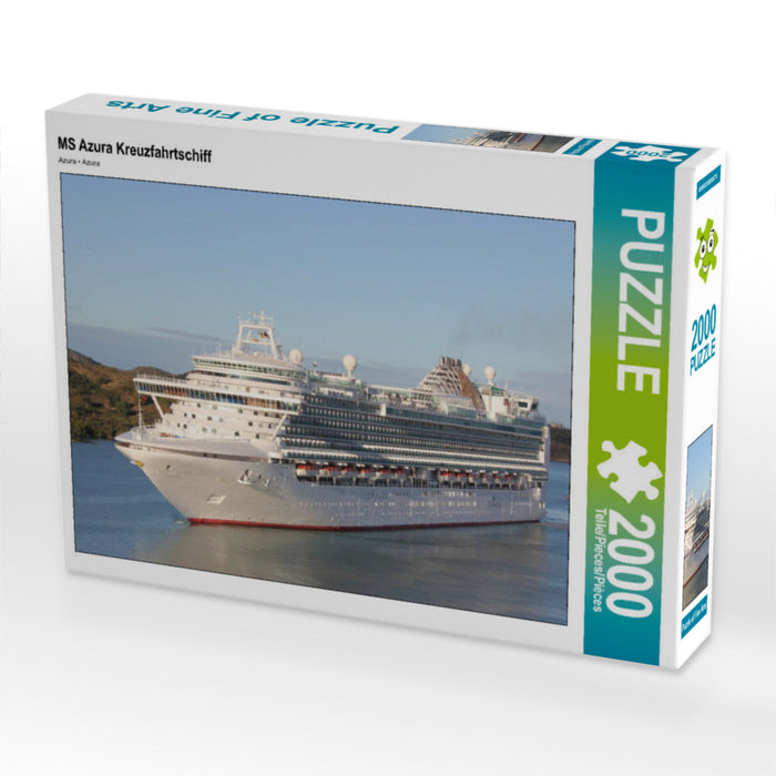 MS Azura Kreuzfahrtschiff - CALVENDO Foto-Puzzle