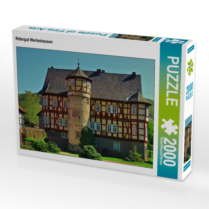 Werleshausen manor - CALVENDO photo puzzle 