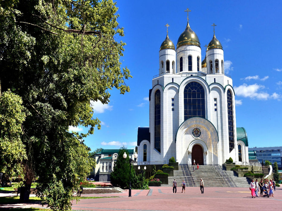 Die Christ-Erlöser-Kathedrale in Kaliningrad - CALVENDO Foto-Puzzle