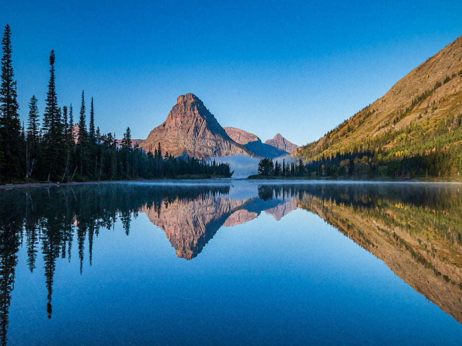 Two Medicine Lake mit Sinopah Mountain, Glacier National Park - CALVENDO Foto-Puzzle