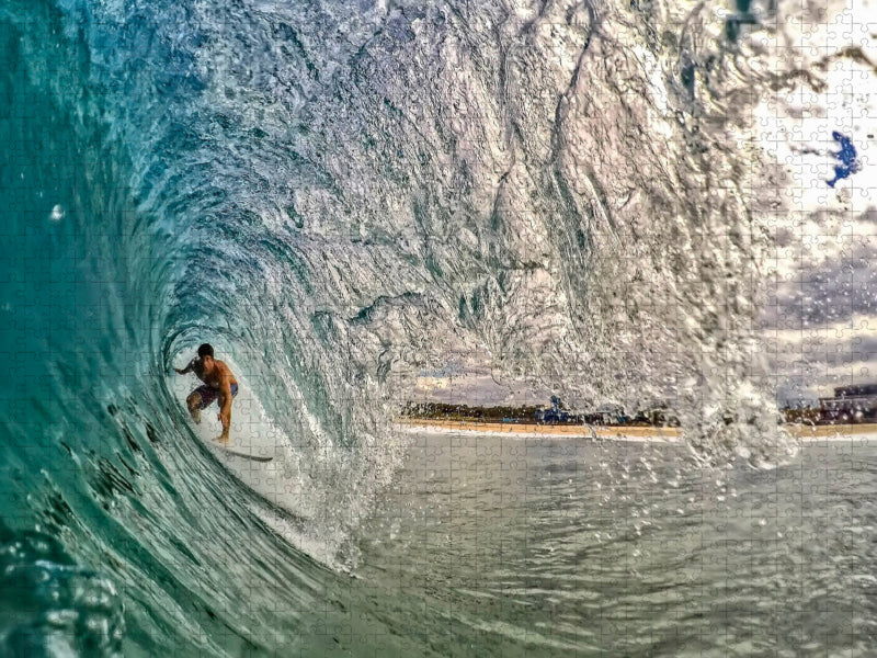 Surfing - CALVENDO photo puzzle 