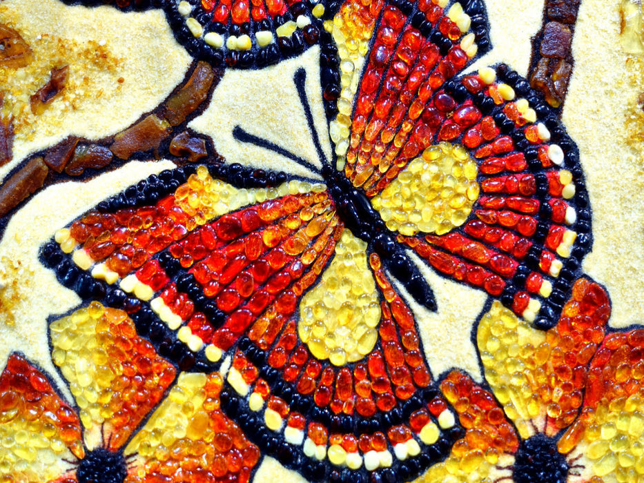 Papillon ambre - Puzzle photo CALVENDO 