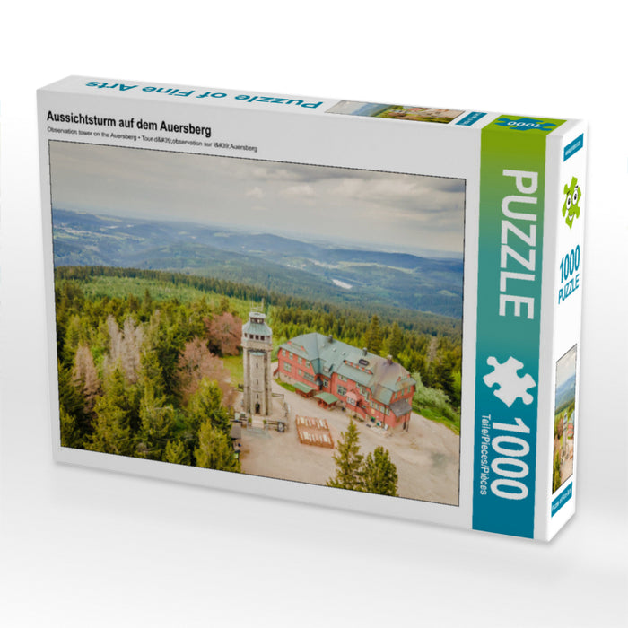 Lookout tower on the Auersberg - CALVENDO photo puzzle 