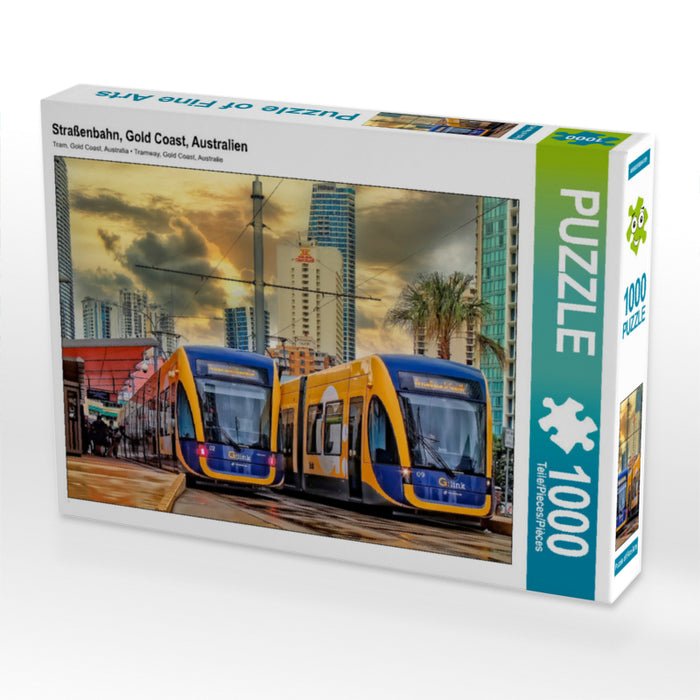 Tram, Gold Coast, Australia - CALVENDO photo puzzle 