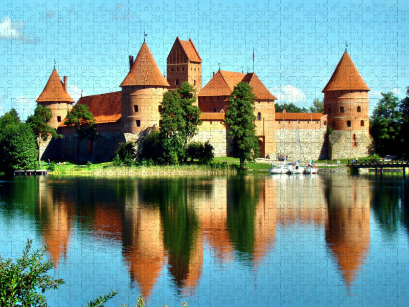 Die Wasserburg Trakai in Litauen - CALVENDO Foto-Puzzle