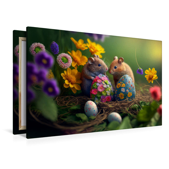 Premium textile canvas Oh you beautiful spring time 