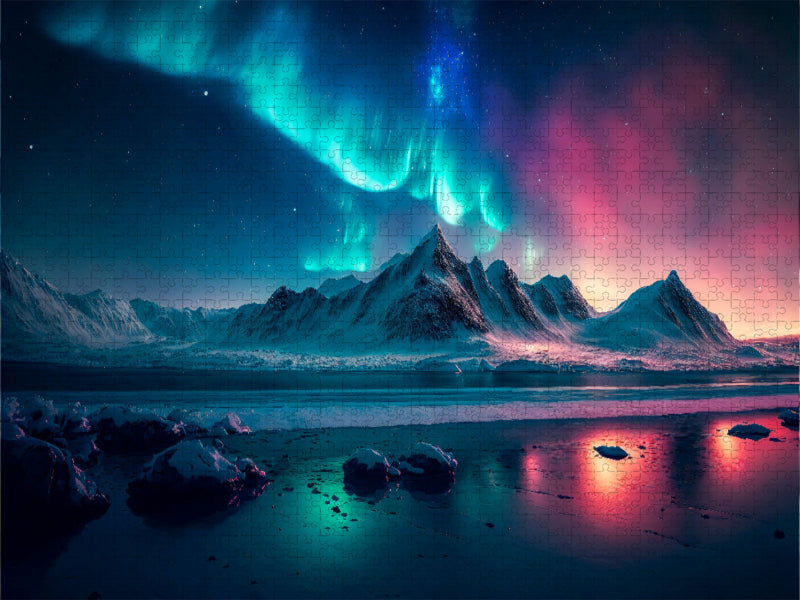 Aurora Borealis - CALVENDO Foto-Puzzle'