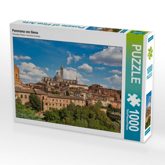 Panorama von Siena - CALVENDO Foto-Puzzle