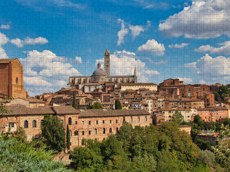 Panorama von Siena - CALVENDO Foto-Puzzle