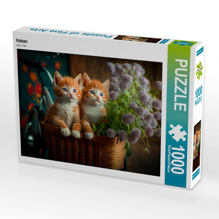 Katzen - CALVENDO Foto-Puzzle