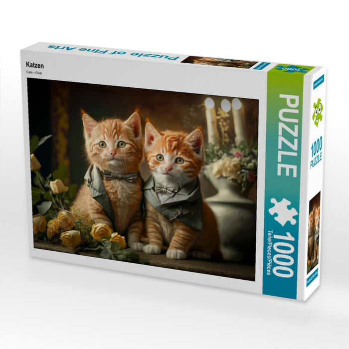 Katzen - CALVENDO Foto-Puzzle