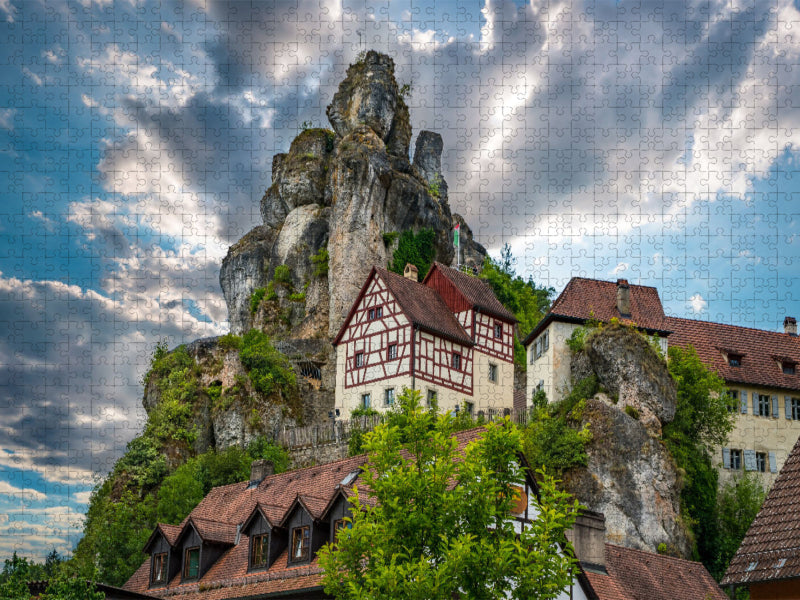 Rock castle of Tüchersfeld - CALVENDO photo puzzle 