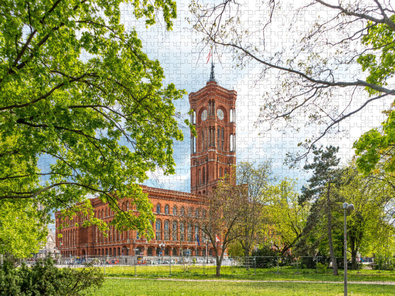 Rotes Rathaus - CALVENDO Foto-Puzzle'