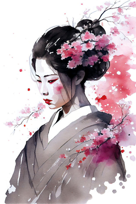 Premium textile canvas Sakura blossom 