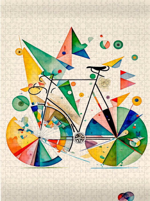 Das Fahrrad - CALVENDO Foto-Puzzle'