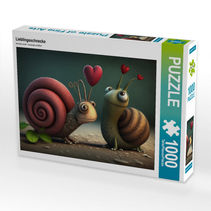 Favorite snail - CALVENDO photo puzzle 