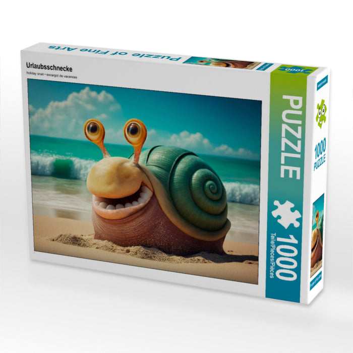 Holiday snail - CALVENDO photo puzzle 