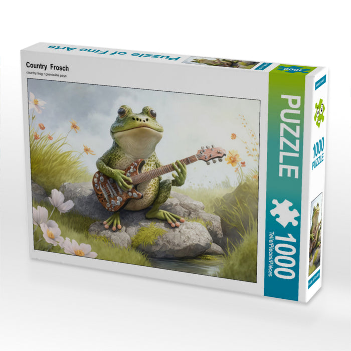 Country Frog - CALVENDO photo puzzle 