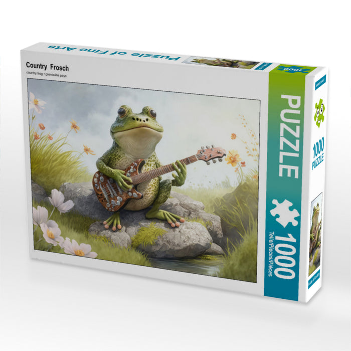 Country  Frosch - CALVENDO Foto-Puzzle