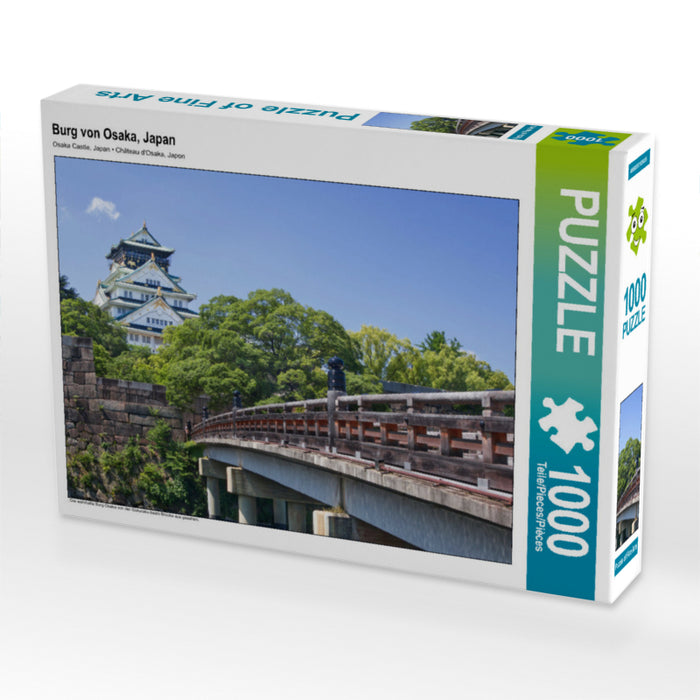 Burg von Osaka, Japan - CALVENDO Foto-Puzzle