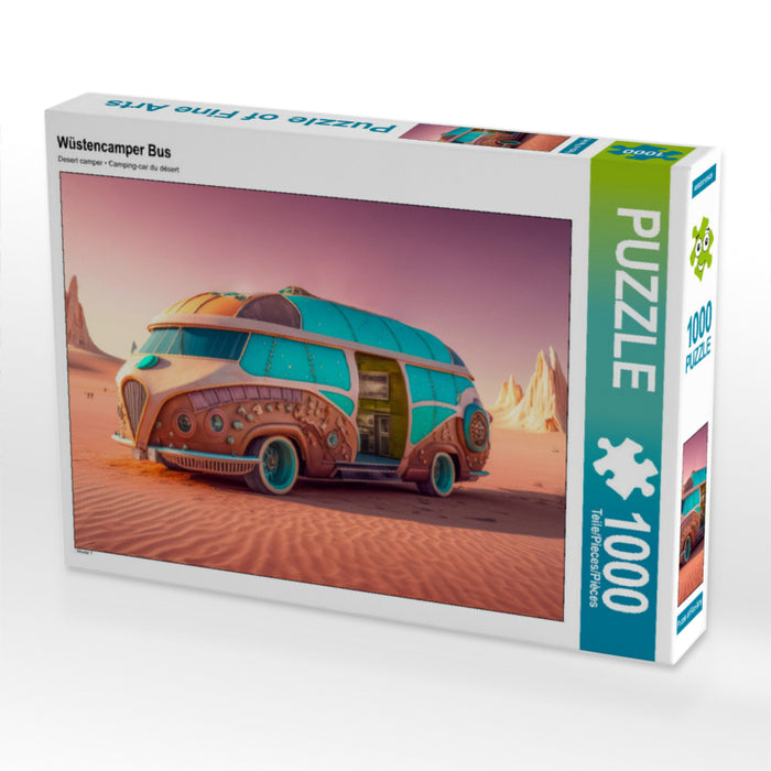 Desert camper bus - CALVENDO photo puzzle 