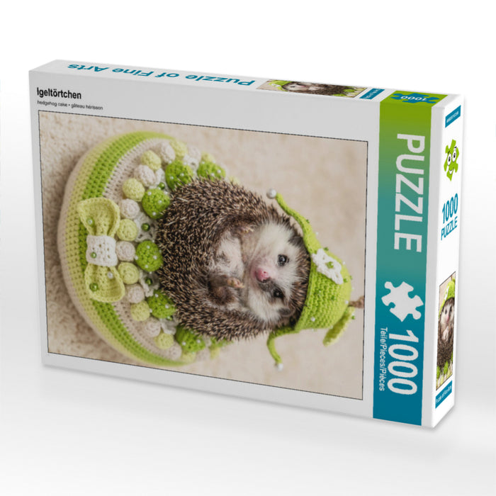 Hedgehog tart - CALVENDO photo puzzle 