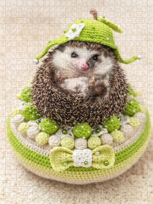 Hedgehog tart - CALVENDO photo puzzle 