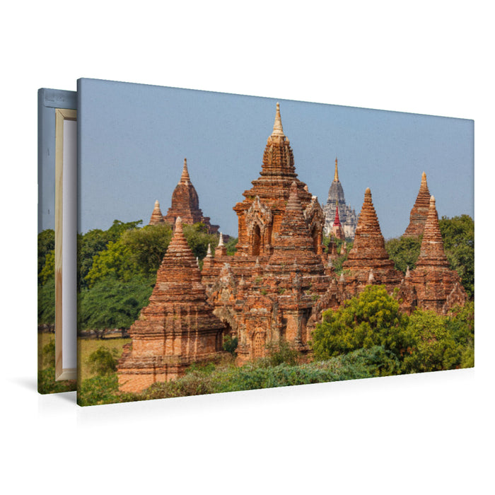 Premium textile canvas The Pagodas and Stupas 