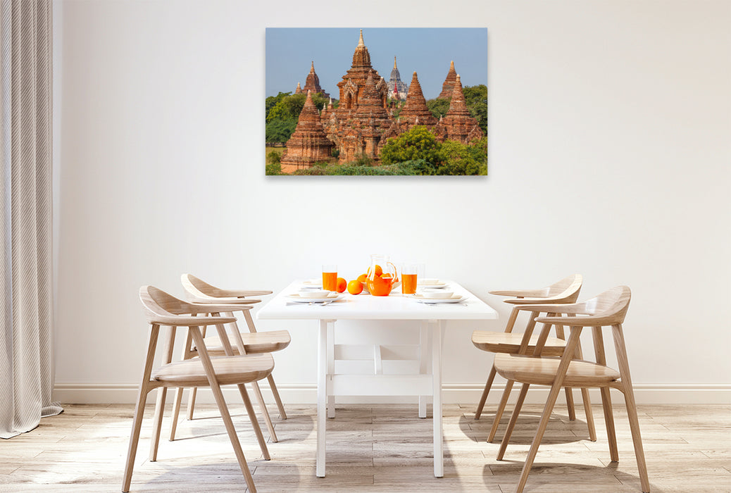 Premium textile canvas The Pagodas and Stupas 