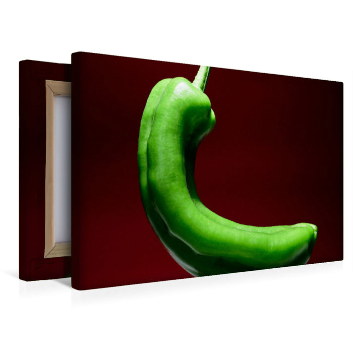 Premium textile canvas ox horn green pepper 