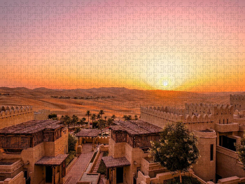 Rub al Khali Wüste Oase - CALVENDO Foto-Puzzle