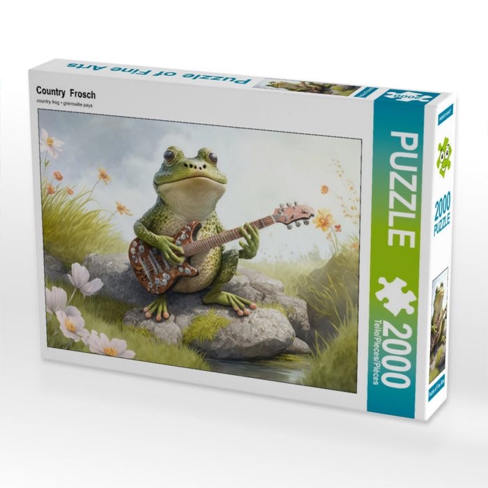 Grenouille campagnarde - Puzzle photo CALVENDO 