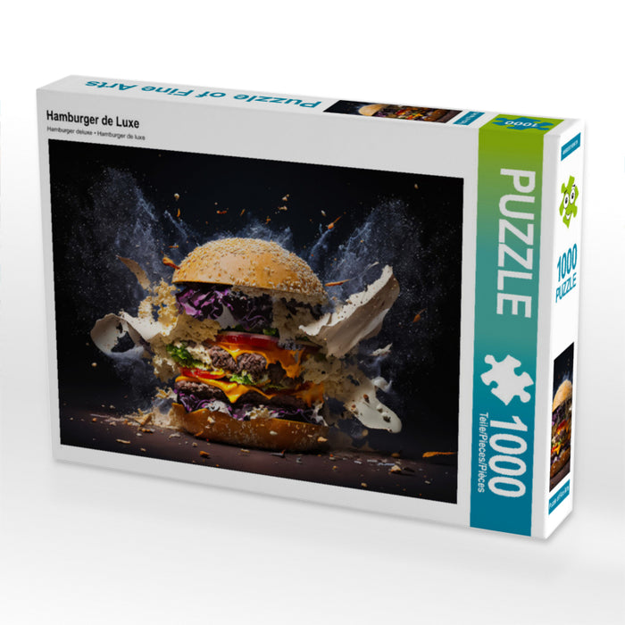 Hamburger de Luxe - CALVENDO Foto-Puzzle