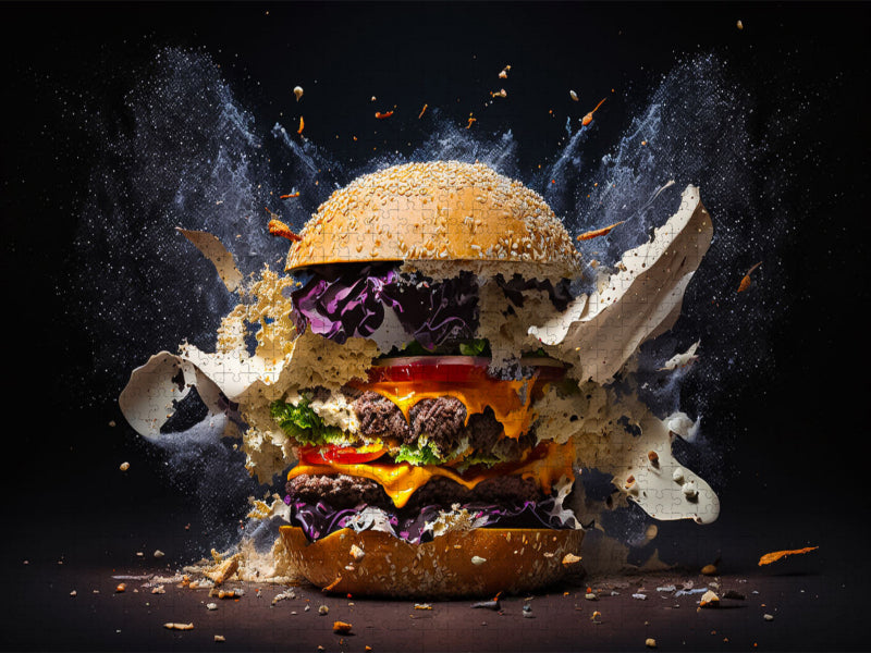 Hamburger de Luxe - Puzzle photo CALVENDO' 