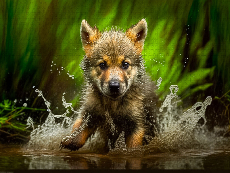 Le Loup - Puzzle Photo CALVENDO' 