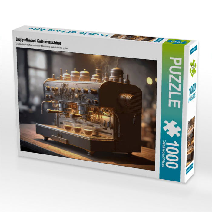 Doppelhebel Kaffemaschine - CALVENDO Foto-Puzzle