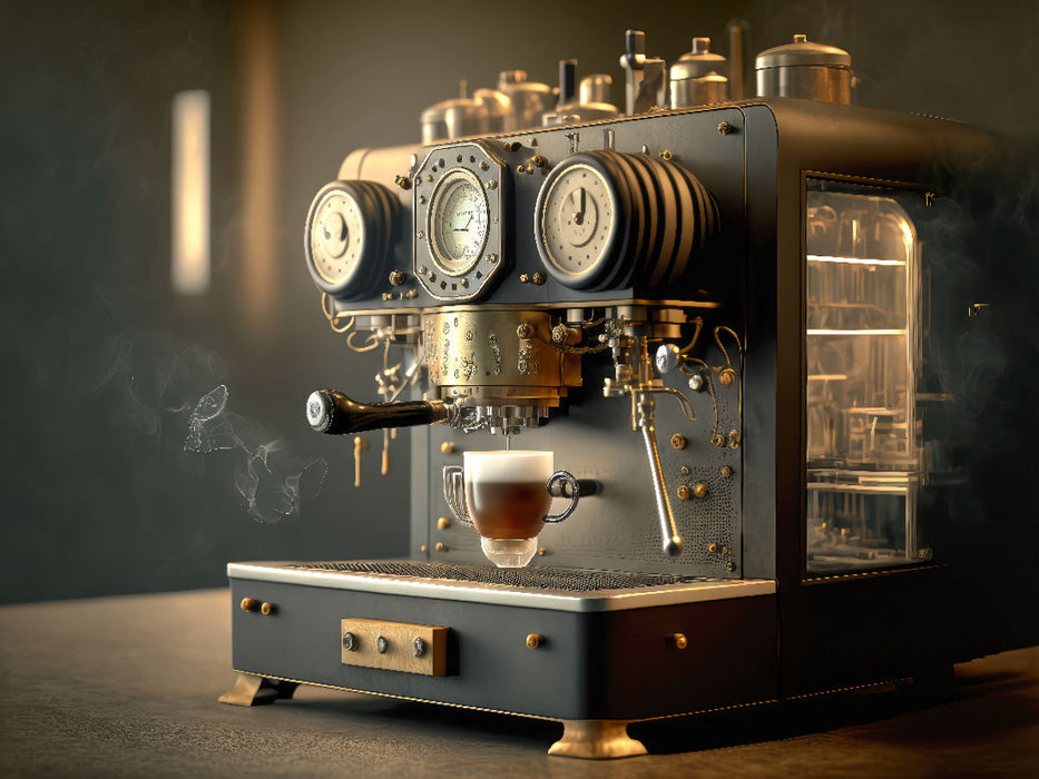 Steam-Punk Kaffeemaschine - CALVENDO Foto-Puzzle
