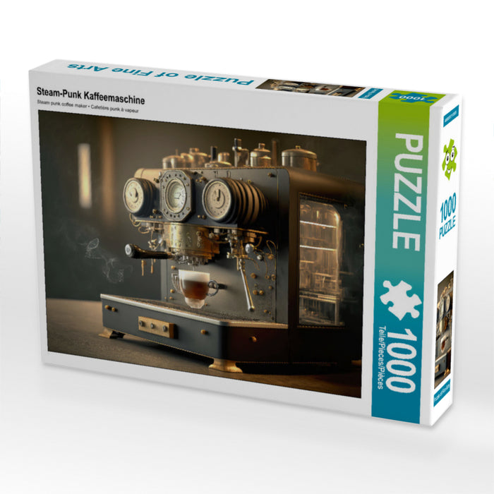 Steam-Punk Kaffeemaschine - CALVENDO Foto-Puzzle
