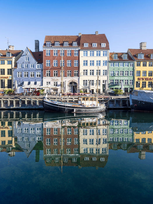 Nyhavn, links das älteste Haus von 1681 - CALVENDO Foto-Puzzle'